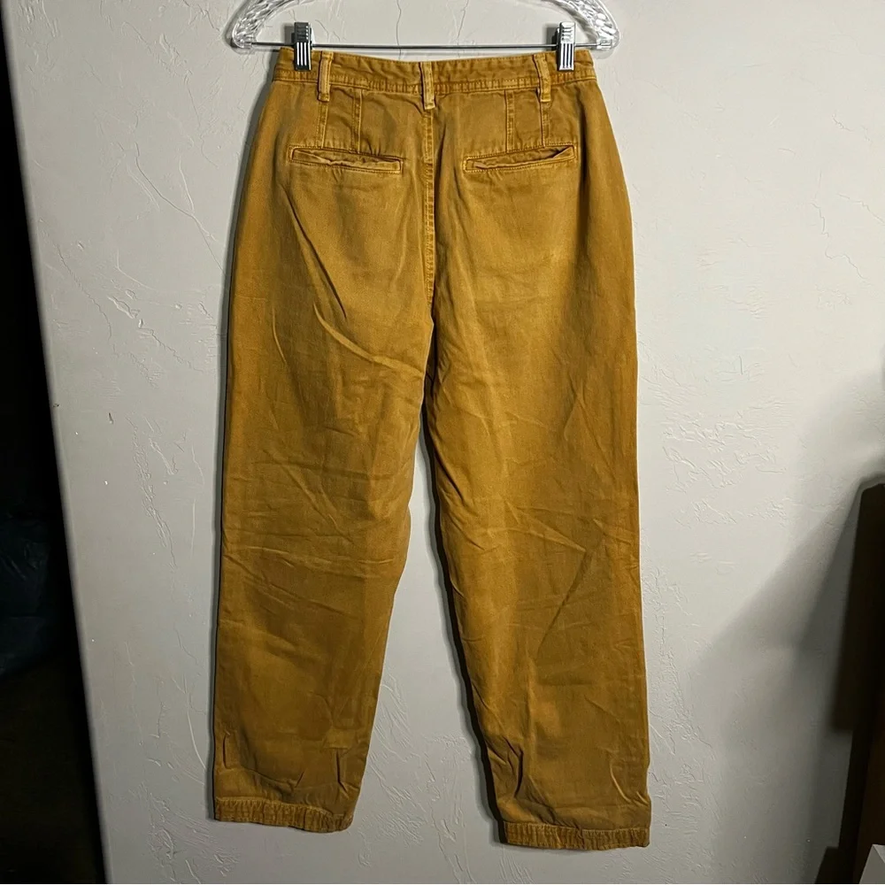 Free People Cya Later Skate Slouchy Pleats Copper Yellow Trouser‎ Chino Pants